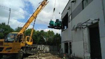 【闸北灵石路叉车装卸设备搬运广中路吊车出租高层机器吊装】-